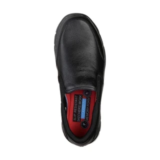 Skechers สเก็ตเชอร์ส รองเท้าทำงานผู้ชาย Men Work Flex Advantage Slip Resistant Work Shoes - 77071-BLK (latest)