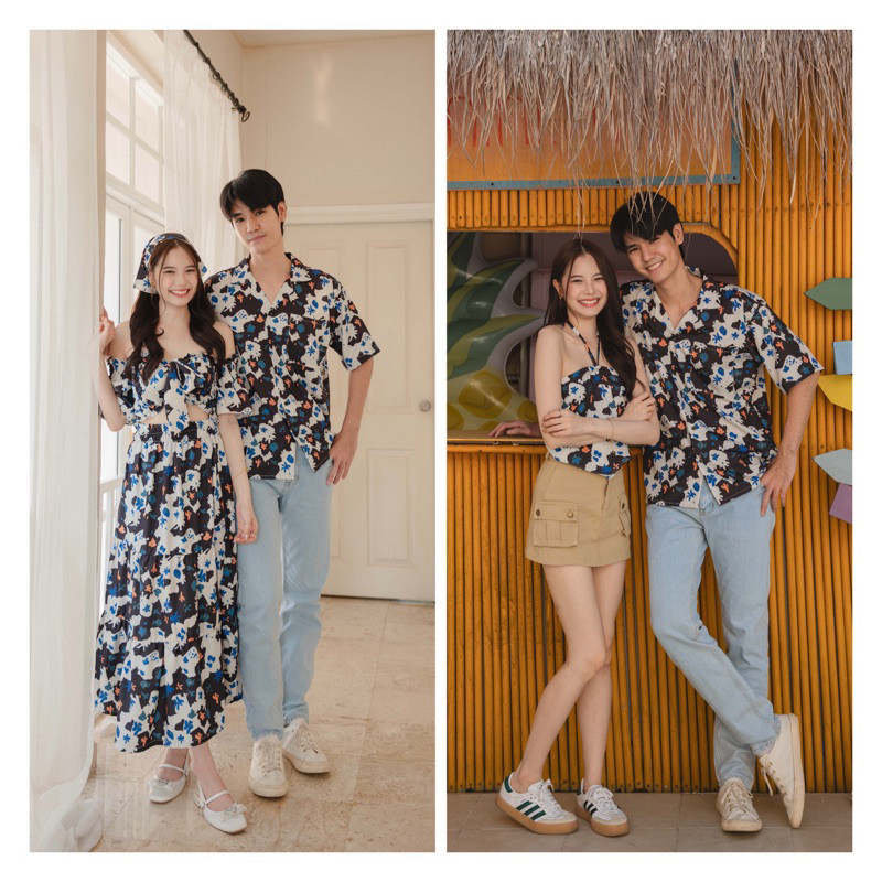 ใช้โค้ดลด 20%ได้ Minimal Fiji Set เชิ้ตแขนสั้น Shirt  และ Crop + Skirt