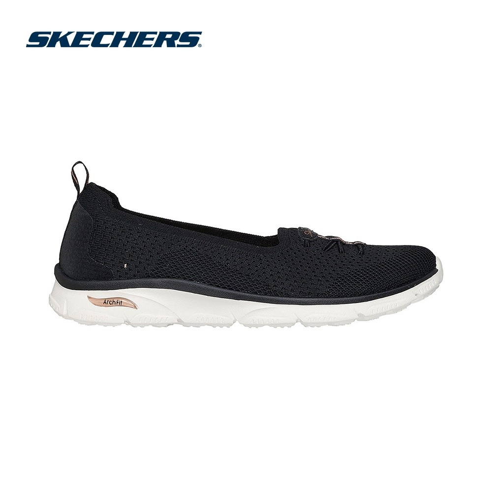 Skechers สเก็ตเชอร์ส รองเท้าผู้หญิง Women Arch-Fit Modern Sunny Seraphic Soul Shoes - 100731-BLK