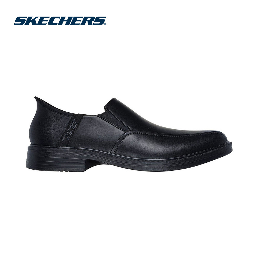 Skechers สเก็ตเชอร์ส รองเท้าผู้ชาย Men Slip-ins SKECHERS USA Caswell Frantone Shoes - 205169-BLK Memory Foam (latest)