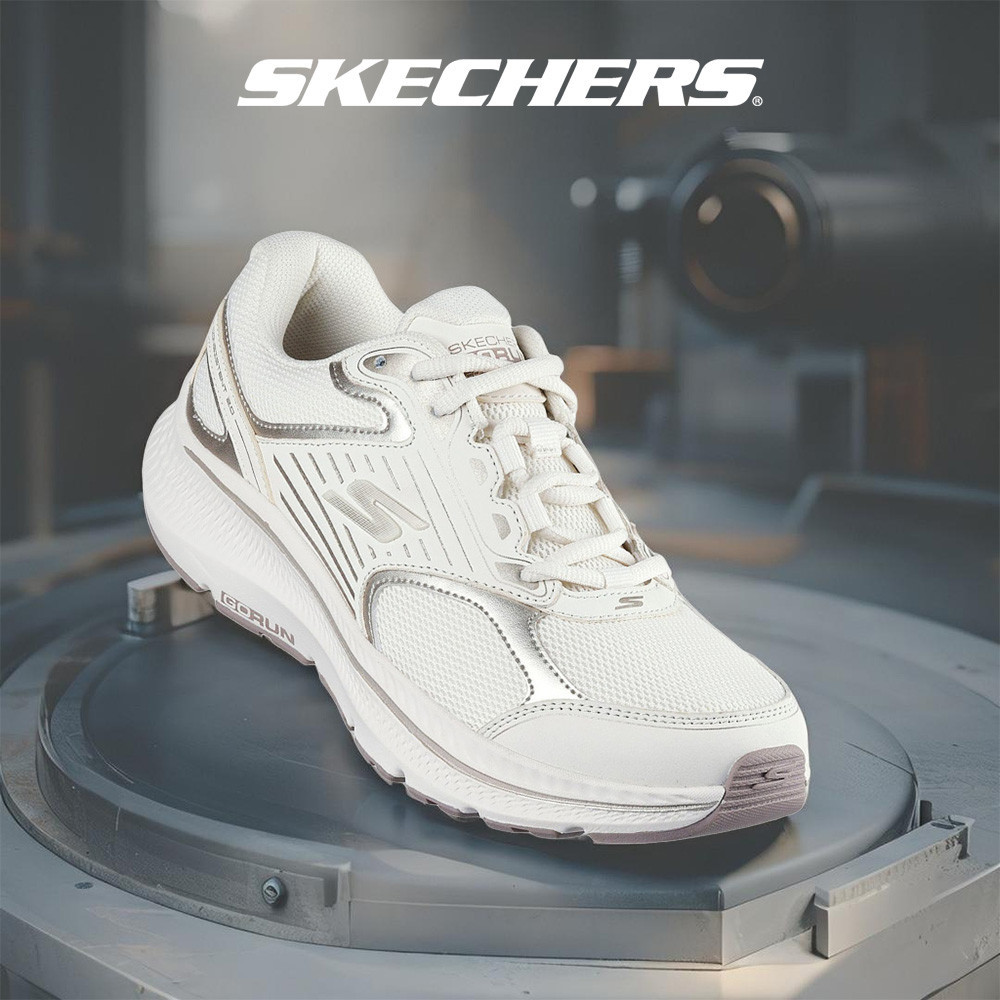 Skechers สเก็ตเชอร์ส รองเท้าผู้หญิง Women GOrun Consistent 2.0 Performance Shoes - 128606-NAT - Air-Cooled Goga Mat