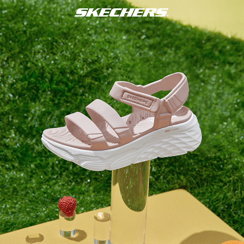 Skechers สเก็ตเชอร์ส รองเท้าแตะผู้หญิง Women Foamies Max Cushioning Aura Sandals - 111126-LTPK