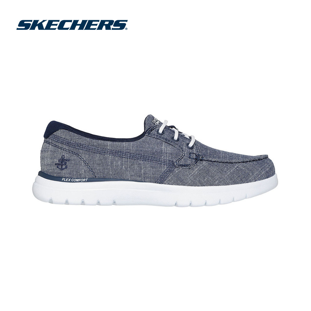 Skechers สเก็ตเชอร์ส รองเท้าผู้หญิง Women On-The-GO Flex On-the-GO Shoes - 136453-NVY - Air-Cooled G