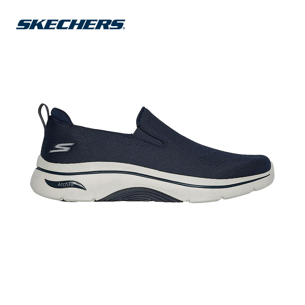 Skechers สเก็ตเชอร์ส รองเท้าผู้ชาย Men GOwalk Max Cushioning Arch Fit Shoes - 216741-BKMT (latest)