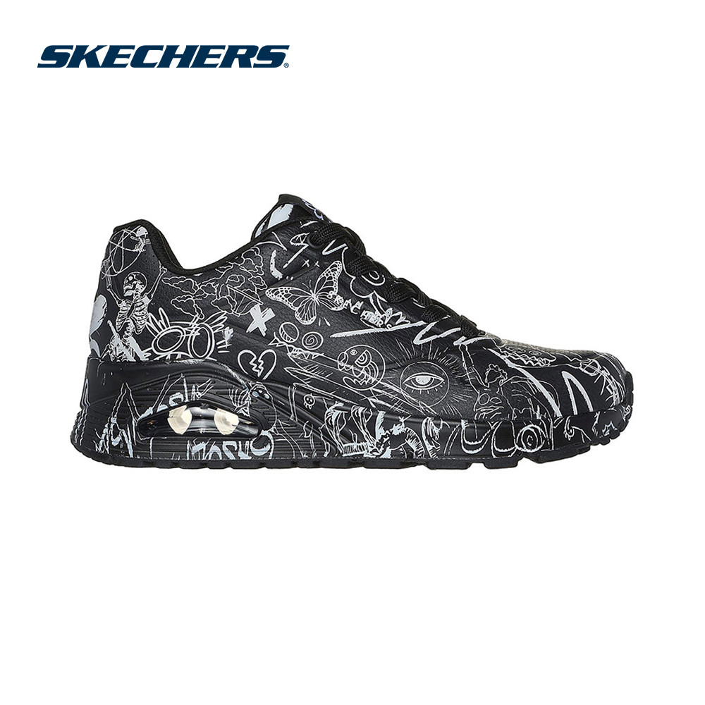 Skechers สเก็ตเชอร์ส รองเท้าผู้หญิง Women Vexx Process Sketch Shoes - 177972-BKW Air-Cooled Memory F