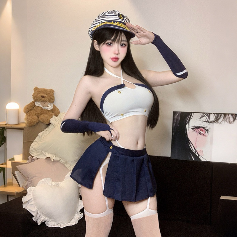 ชุดคอสเพลย์เครื่องแบบ ชุดแอร์โฮสเตส AA2152 (K)🎗️เกรดพรีเมี่ยมแท้ - รูปที่ 3