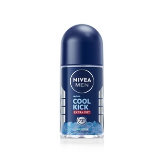 นีเวีย เมน คูล คิก โรลออนสูตรเย็น โรออนลดเหงื่อ 50 มล.NIVEA โรลออนผู้ชาย roll on