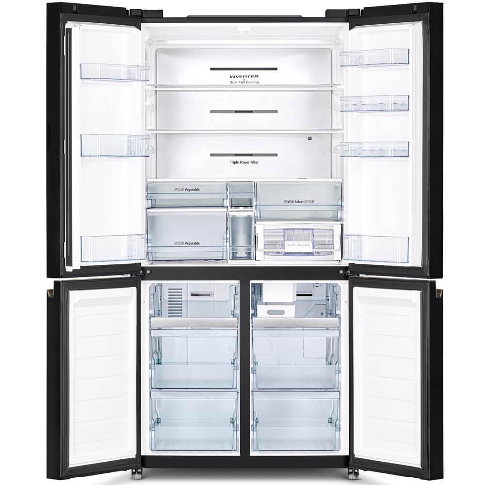 Hitachi ฮิตาชิ ตู้เย็นมัลติดอร์ 22.8 คิว 645 ลิตร French Bottom Freezer รุ่นR-WB700VTH2 - รูปที่ 4