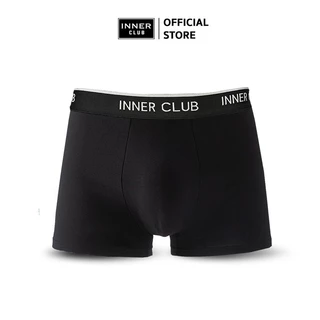 INNERCLUB บ๊อกเซอร์ชาย รุ่นAir Active V.2 กระชับเป้า ไม่เข้าวิน แพค 6 ตัว สีดำล้วน กางเกงในชาย Boxer