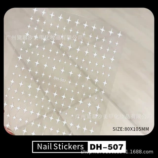 สติกเกอร์ติดเล็บ รูปวิ๊งๆ มี4สี ให้เลือก แผ่นละ 9 บาท พร้อมส่งในไทย