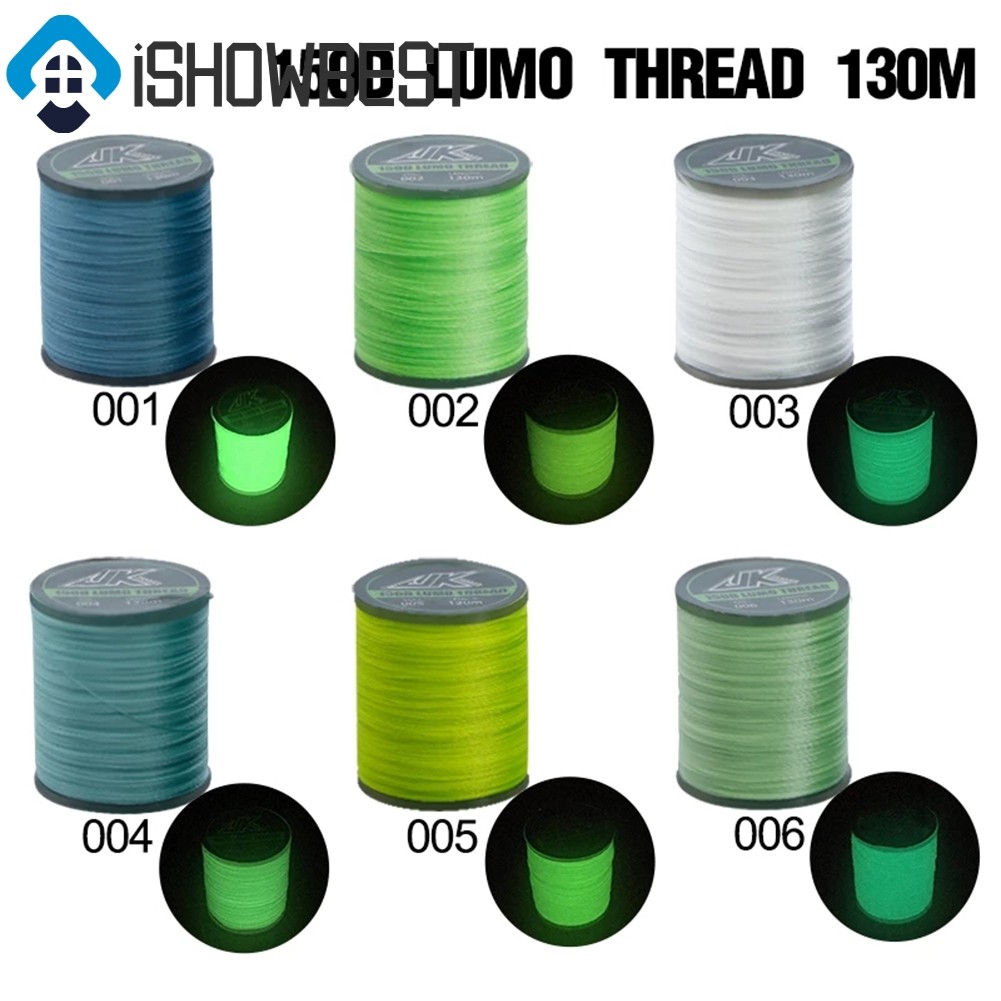 Fly Tying 150D ด้ายหลากสี ด้ายทํามือ DIY Assist Hook Binding Line