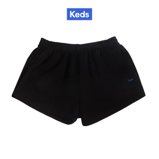 KEDS กางเกงวอร์มขาสั้น รุ่น KEDS SWEATSHORTS สีดำ ( F24APB02011 )