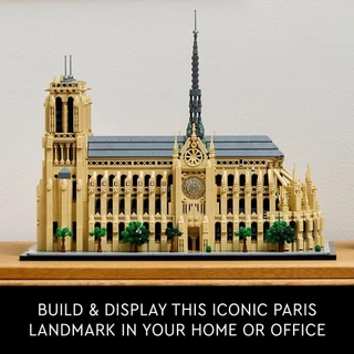 LEGO Architecture 21061 Notre-Dame de Paris (4383pcs.), Building Blocks, Kids Toy