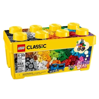 LEGO Classic 10696 Medium Creative Brick Box (484pcs.), Building Blocks, Kids Toy