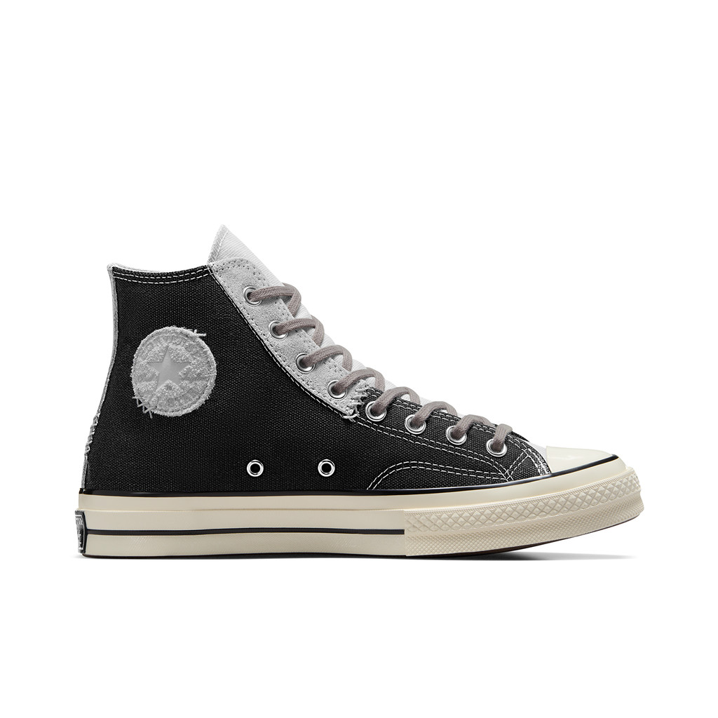 CONVERSE รองเท้า CHUCK 70 PLAY ON FASHION HI BLACK/GREY ผู้ชาย A06537CM_S4BKGY