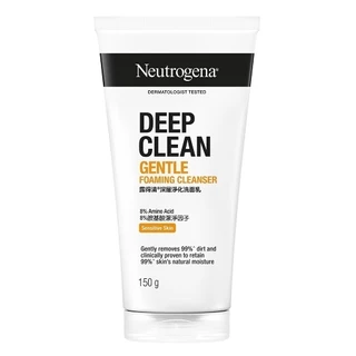 [มี 3 สูตรให้เลือก] Neutrogena Deep Clean Cleanser 150g. นูโทรจีนา ดีพ คลีน คลีนเซอร์ 150 กรัม, โฟมล้างหน้า, Cleanser