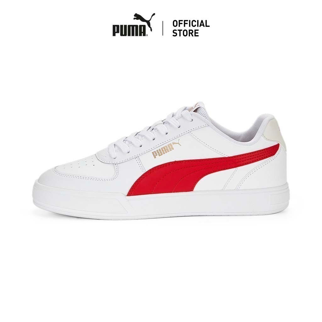 PUMA BASICS - รองเท้าออกกำลังกาย Caven สีขาว  38081025