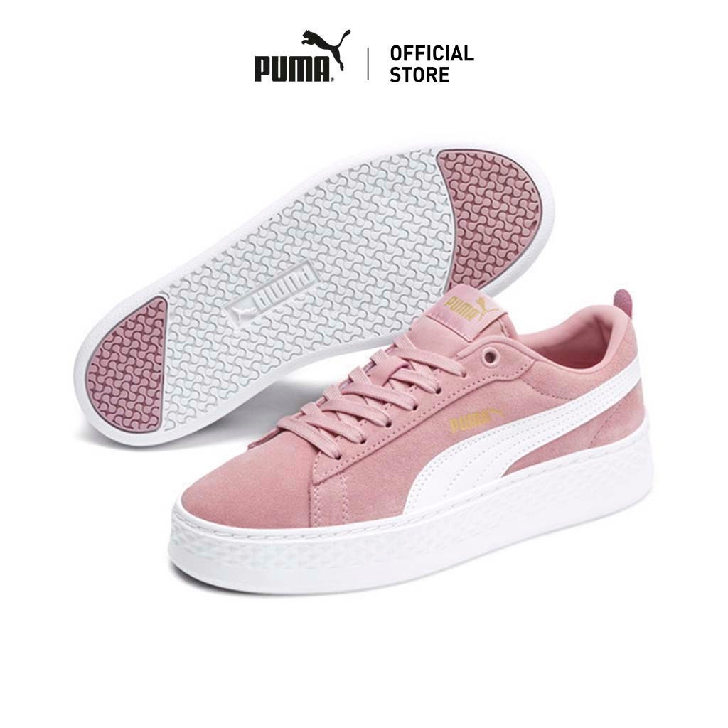 PUMA - รองเท้ากีฬาผู้หญิง Smash Platform Suede-36648810