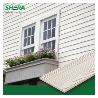 SHERA ไม้ฝา ลายสักขอบตรง 15X300X0.8 ซม. สีธรรมชาติ จัดส่งโดย HomePro