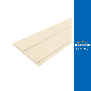 CONWOOD ไม้ผนังบังใบ G1 ลายเสี้ยน 20.3X305X1.1 ซม. สีขาวงาช้…