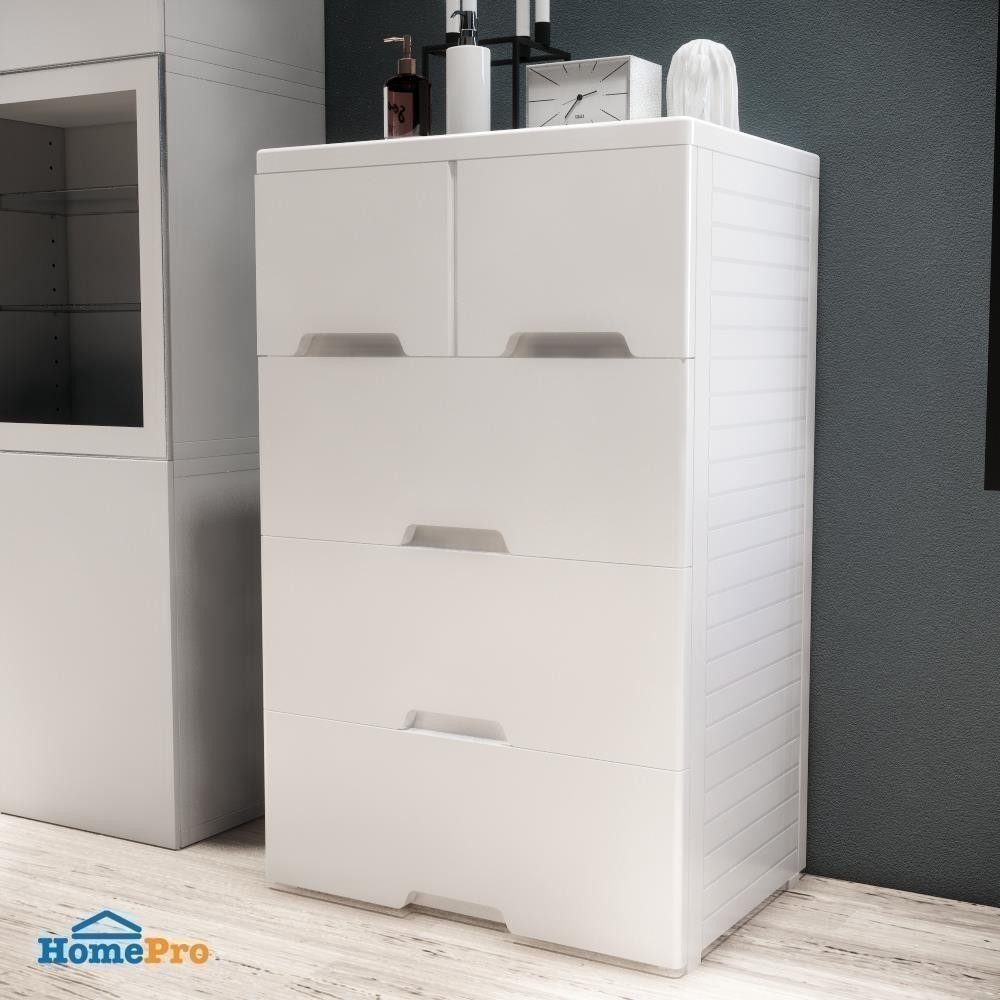STACKO ตู้ลิ้นชัก 4 ชั้นทึบ NEAT 65x46x105 ซม. สีขาว จัดส่งโดย HomePro - รูปที่ 2