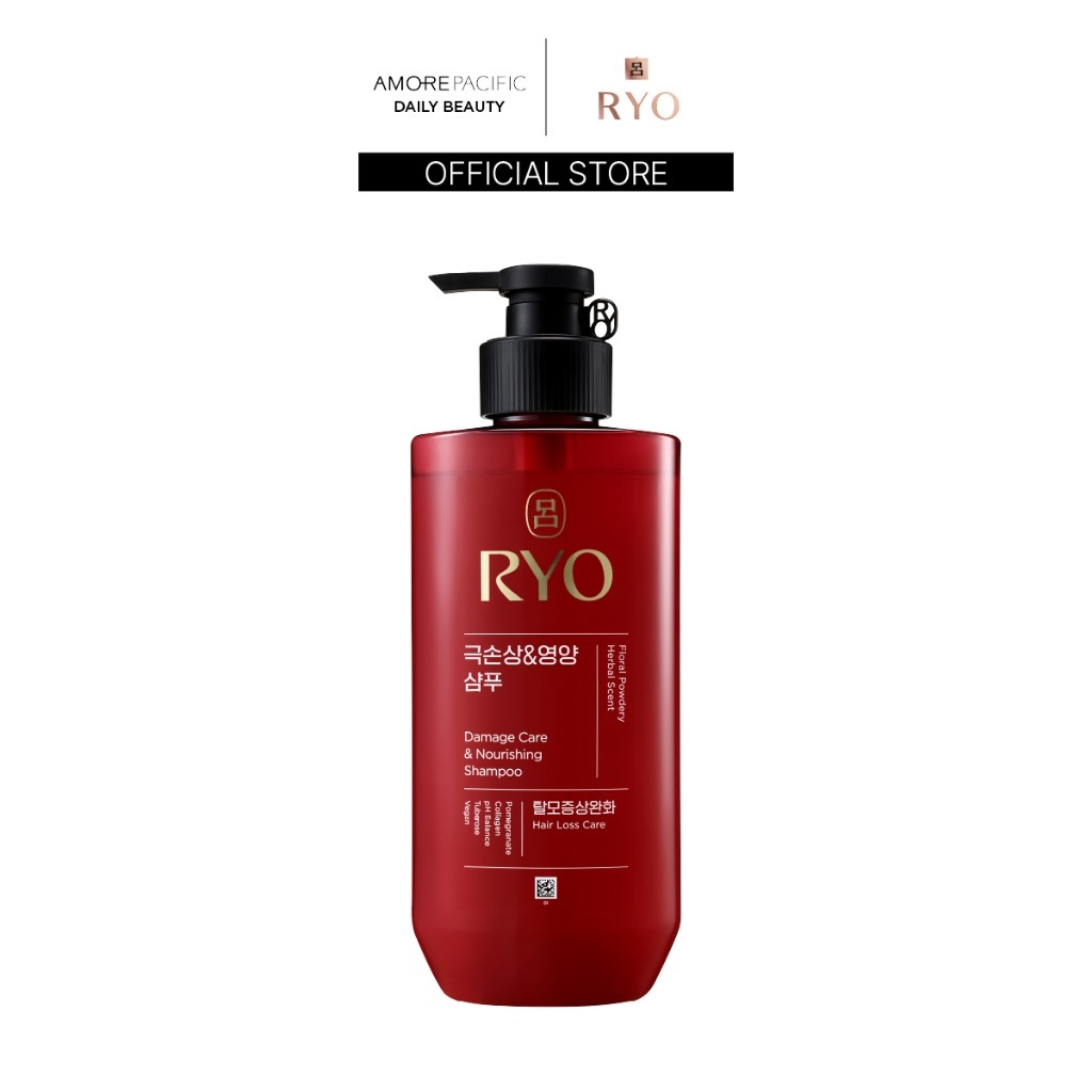 Ryo Damage Care Shampoo  480ml เรียว แชมพู ดูแลผมหลุดร่วง ควบคู่ไปกับการบำรุงผมแห้งเสีย เปราะบาง แข็งกระด้าง หยาบกร้าน