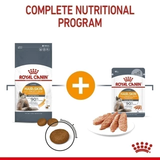 (New)Intense Beauty Pouch Gravy [12ซอง] อาหารเปียกแมวโตดูแลผิวหนังและเส้นขน อายุ12เดือนขึ้นไป(Wet Cat Food, โรยัล คานิน)