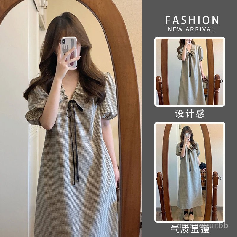 🍑💎ชุดคลุมท้องแฟ🎀กระโปรงหญิงตั้งครรภ์ แขนสั้น สไตล์หลวม หญิงตั้งครรภ์กระโปรงยาว ผ้านุ่ม ใส่เที่ยวทำงานได้