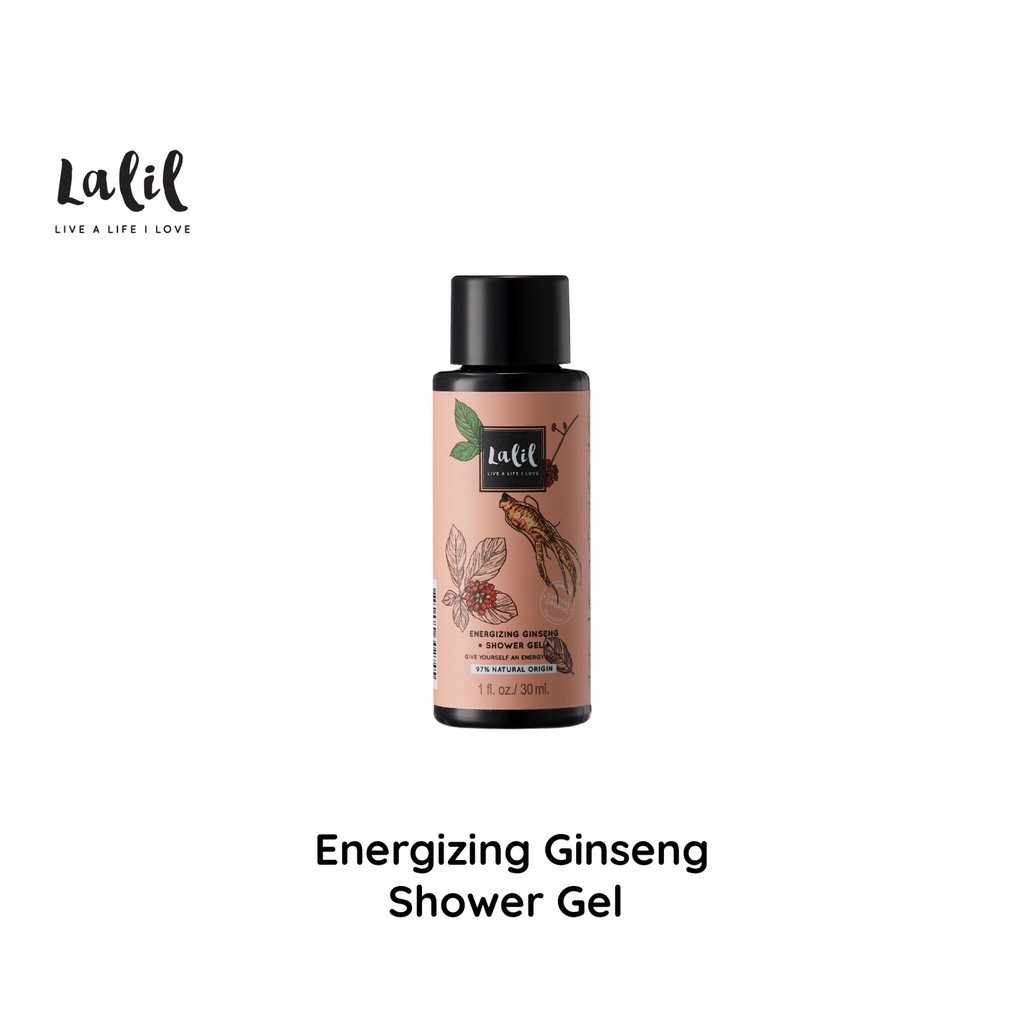 (New Package) Lalil Energizing Ginseng Shower Gel 30ml