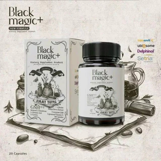 (ของแท้+พร้อมส่ง) กลูต้าเม็ดดำ แบล็กเมจิก🖤 Black Magic GSH CE-II Black Magic Brand🖤 กลูต้าแบล็คเมจิก น้ำชง Black Forest🫐