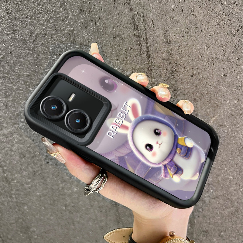 เคสสำหรับ VIVO Y22 VIVO Y22s เคสป้องกันโทรศัพท์ซิลิโคนเคสนิ่มใส่โทรศัพท์กระต่ายน่ารัก