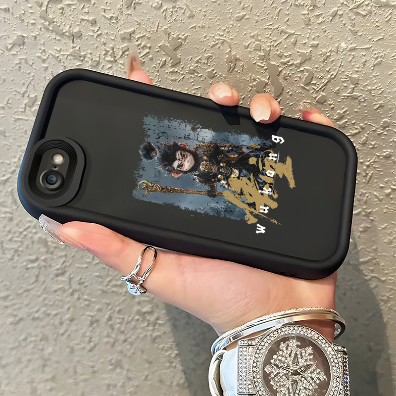 เคสสำหรับ iPhone 6 Plus 6s Plus 7 Plus 8 Plus SE 2020 เคสป้องกันการกระแทกเคสซิลิโคนซิลิโคนโทรศัพท์เกม Wukong