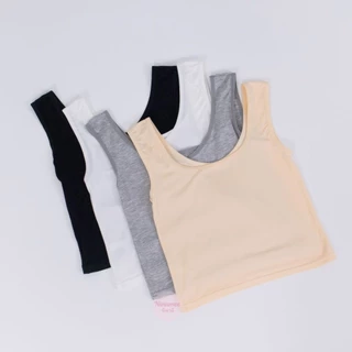 🍒Ninamee เสื้อกล้ามซับในตัวสั้น อก 30-44”(S-XL) ผ้านุ่มๆยืดสบาย เป็นผ้าซับที่ใส่เย็น ไม่รัดอึดอัดตัว#NN28