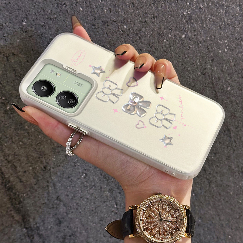 เคสสำหรับ Xiaomi Redmi 13C 4G 13C 5G POCO C65 4G POCO M65 4G เคสโทรศัพท์ TPU โปร่งใสกันกระแทก