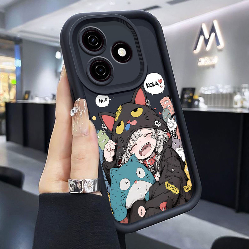 เคสสำหรับ Tecno Spark 20 Spark 20C Spark 20P เคสโทรศัพท์กันกระแทกดีไซน์รูปตัวการ์ตูนจากการ์ตูนอะนิเมะ