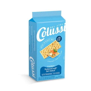 โคลุสซี่ รีดิวซ์ซอล์ท แครกเกอร์ 250 กรัม │ Colussi Reduced salt Crackers 250 g