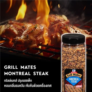 แม็คคอร์มิค กริลล์เมทส์ ปรุงรสสเต็ก 822 กรัม │McCormick Grill Mates Montreal Steak 822 g