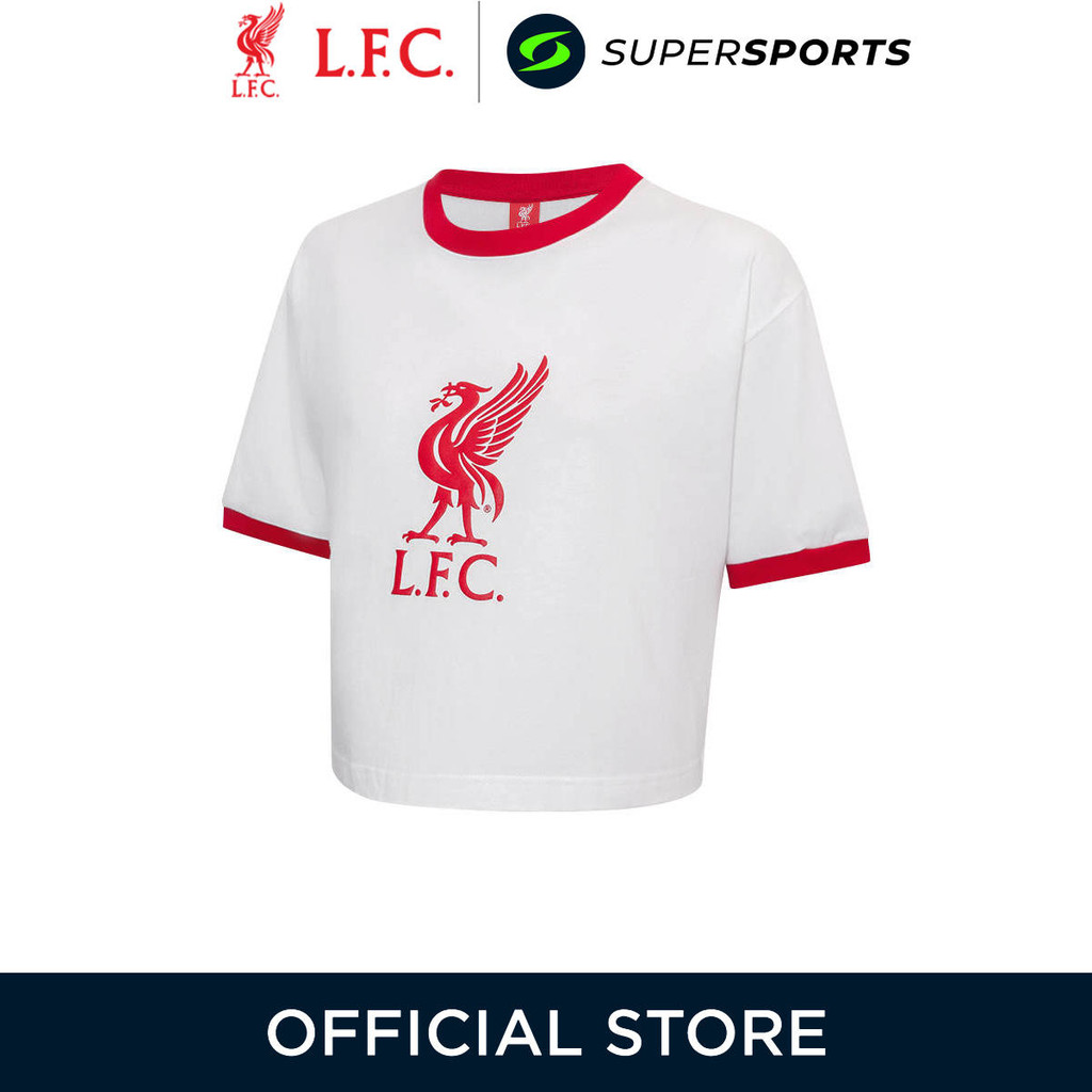 LIVERPOOL FOOTBALL CLUB White Couple เสื้อยืดฟุตบอลผู้หญิง