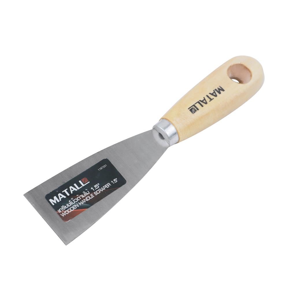 HomePro เกรียงโป๊วด้ามไม้ 1.5 นิ้ว แบรนด์ MATALL