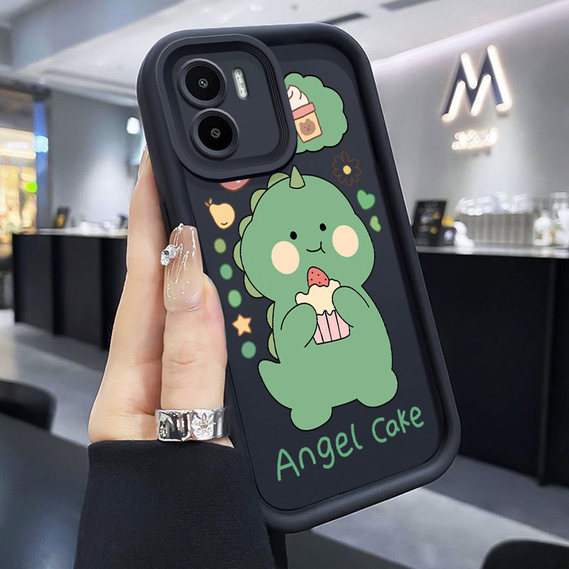 เคสสำหรับ Xiaomi Redmi A1 Redmi A2 เคสนิ่มเคสซิลิโคนซิลิโคนโทรศัพท์กันกระแทกลายสัตว์ประหลาดน้อยน่ารัก