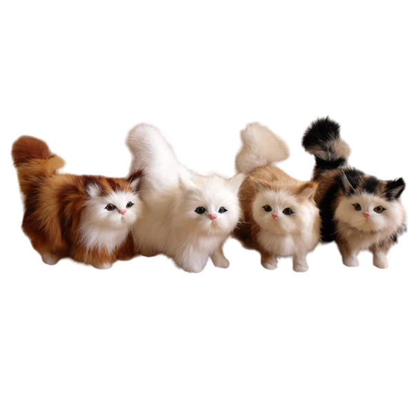 ตุ๊กตาแมว แมวจำลอง ยืนได้ เหมือนจริงมากๆ มีหลายสี น่ารัก ขนนุ่ม งานดี ส่งจากประเทศไทย