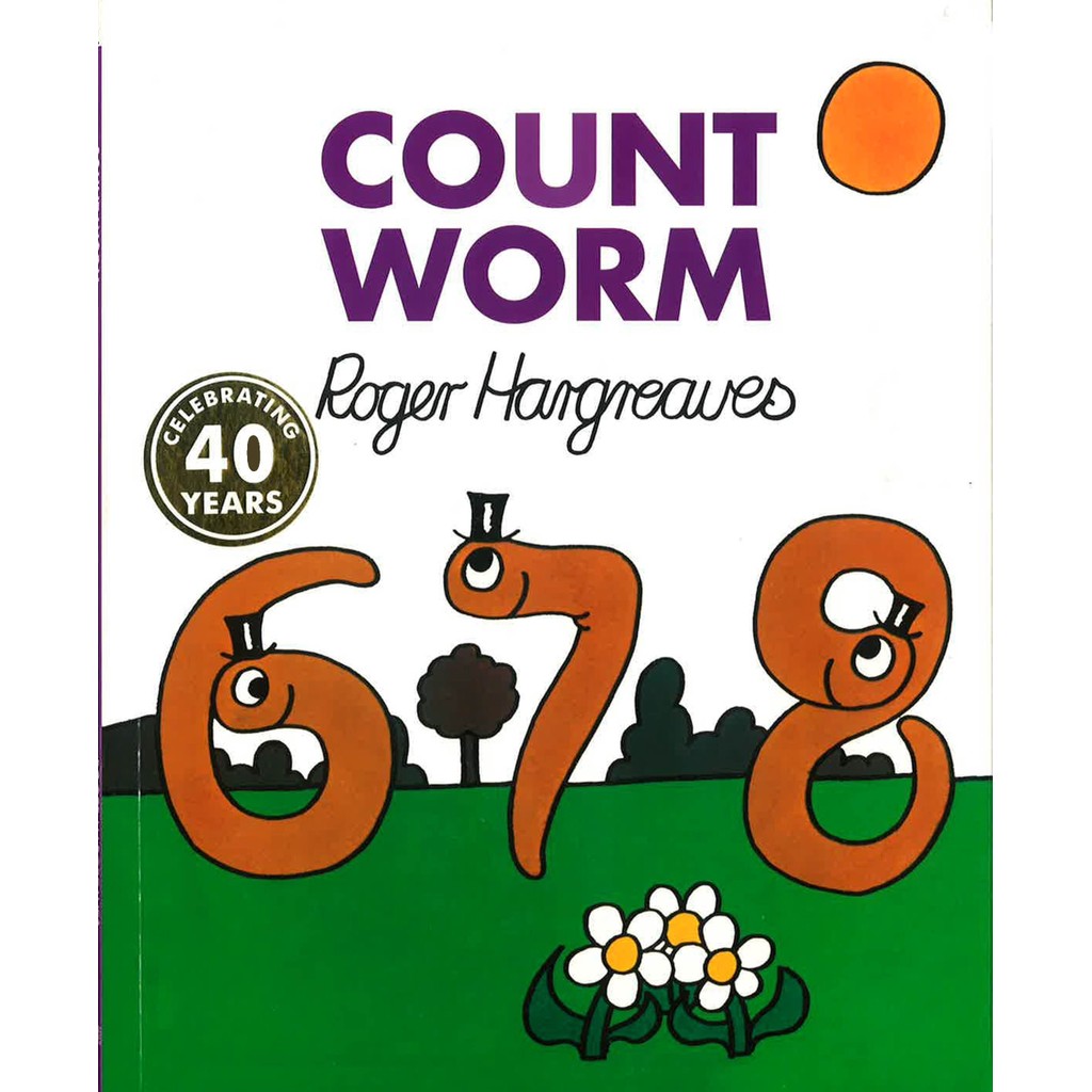 BBW หนังสือ COUNT WORM By ROGER HARGREAVES