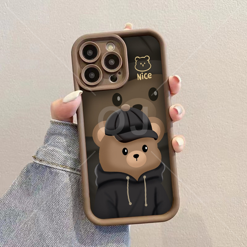 เคส Honor Magic 6 Pro Magic 6 Magic 5 Pro Magic 5 Magic 4 Pro Magic 6 Lite 5G Magic 5 Lite 5G Magic 4 Lite 4G/5G 9X 9X Pro 8A 7S 8A Pro 50 Pro 5G 9S 9C กรณีโทรศัพท์หมีน้อย
