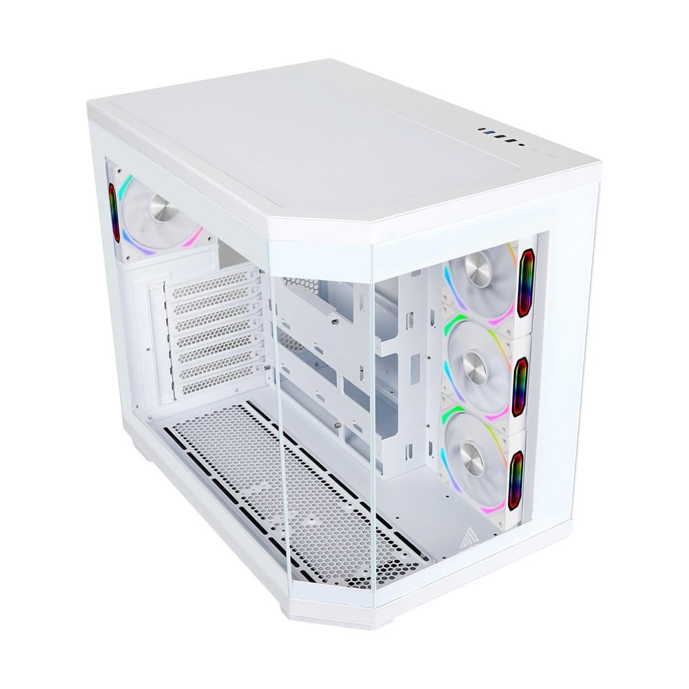 TSUNAMI ATX CASE (NP) CODE 9 W GAMING 1266K*4 WHITE - A0163328