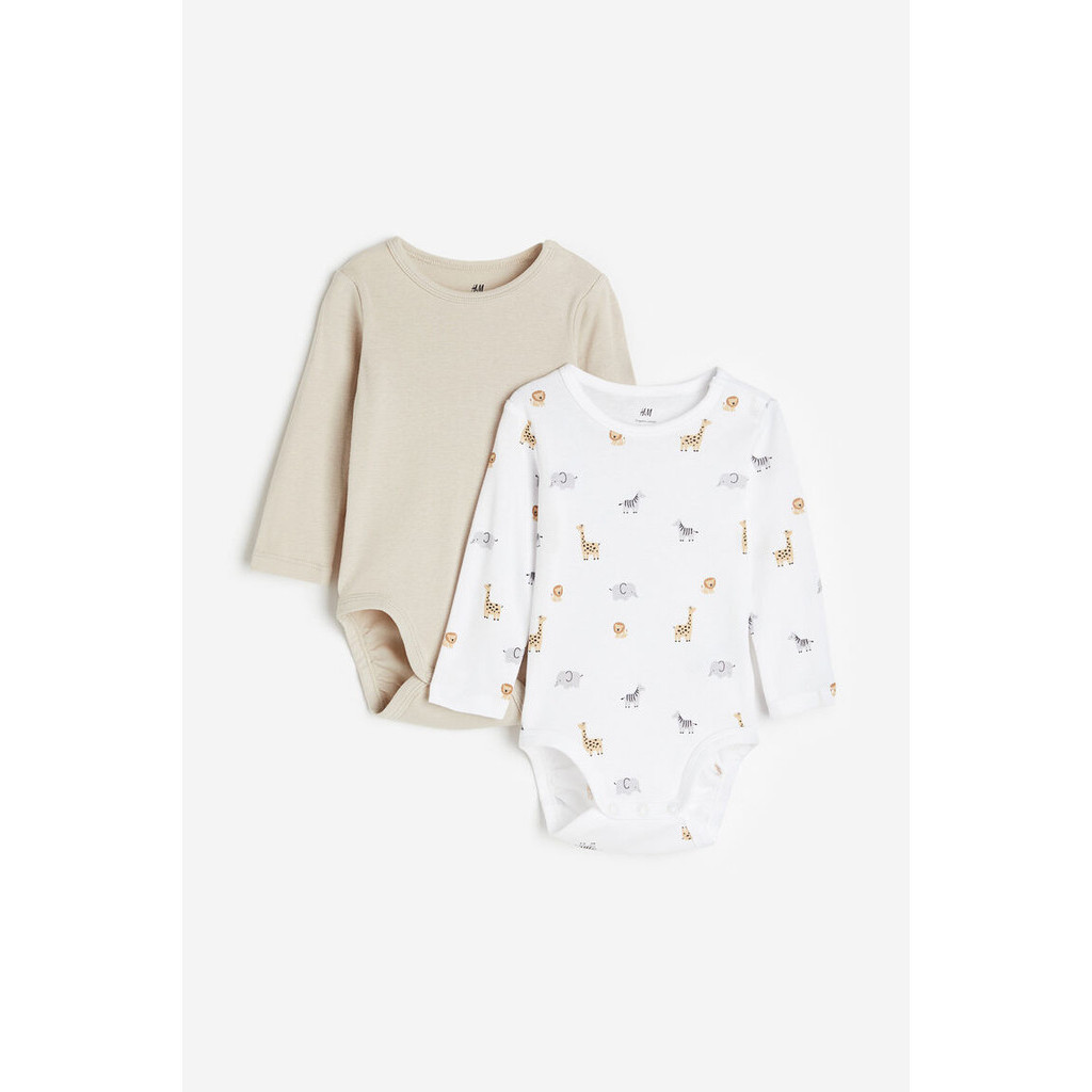 H&M Boy 2-pack long-sleeved bodysuits 1171574_3