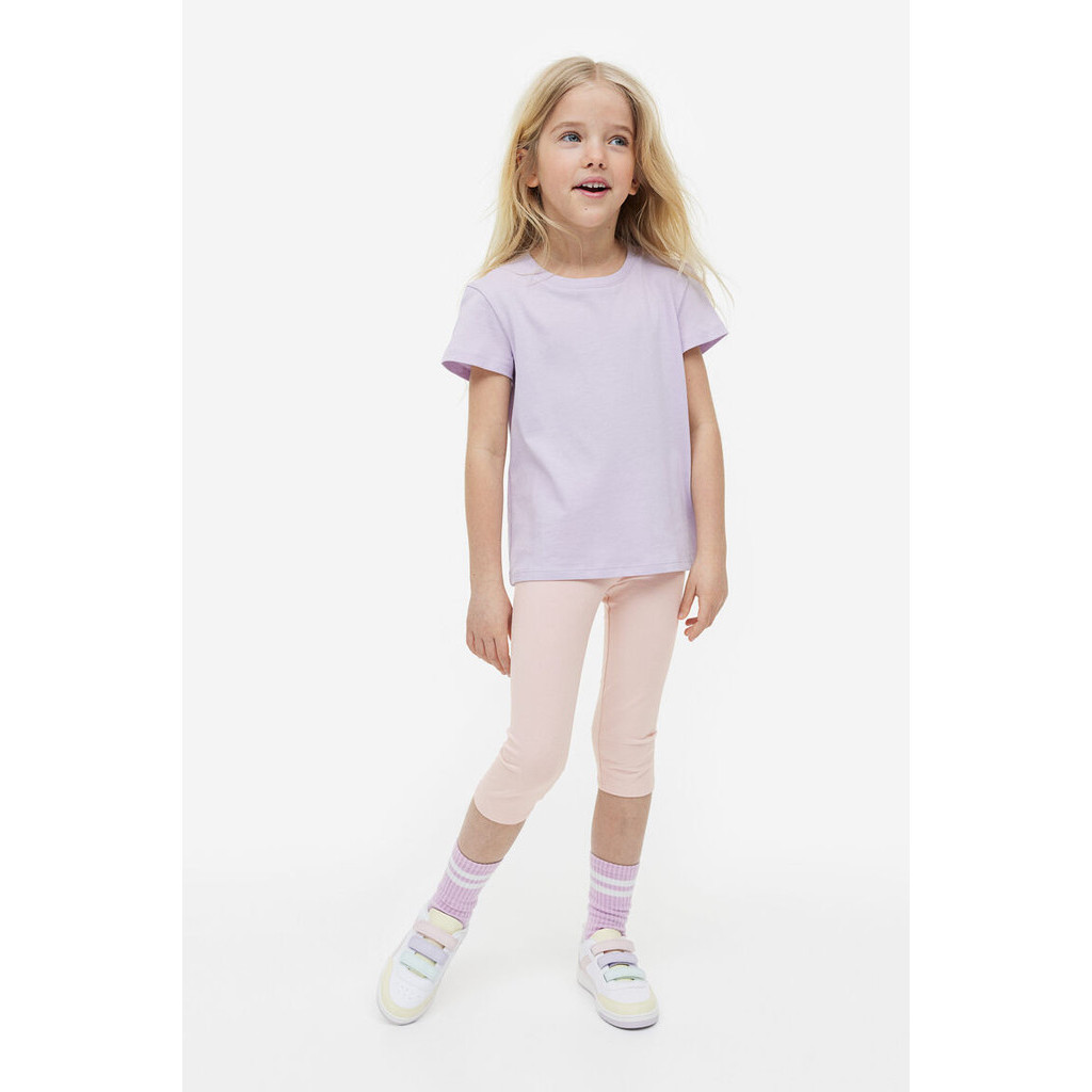 H&M Girl 3-pack cotton leggings 0916397_3