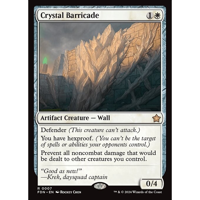 [Foundation] - [FDN] - (R) - [Crystal Barricade] - [2024]