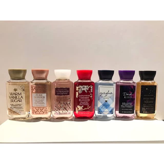 🍒ของแท้·ส่งไว·ถูก🍒BATH AND BODY WORKS ·MINI SHOWER GEL·ขนาดเล็ก 88 ML กลิ่นฮิต โลชั่น ครีมอาบน้ํา น้ำหอม เทียนหอม