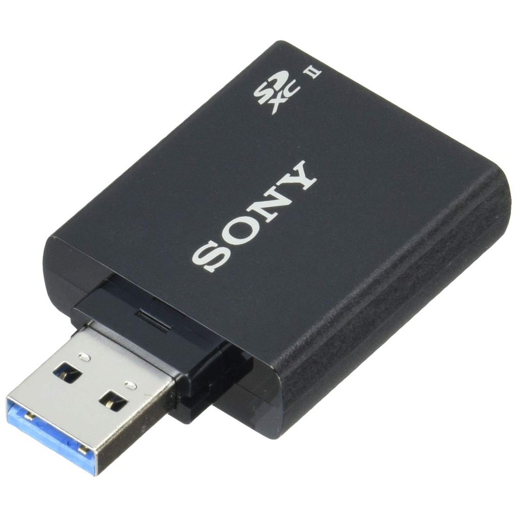 เครื่องอ่านการ์ดหน่วยความจำ SD ที่รองรับ SONY UHS-II (มาพร้อมกับขั้วต่อ USB3.1 Gen1) MRW-S1 สีดำ MRW-S1 สินค้าแท้ใหม่ล่าสุดที่จำหน่ายในญี่ปุ่นที่ถูกกฎหมาย