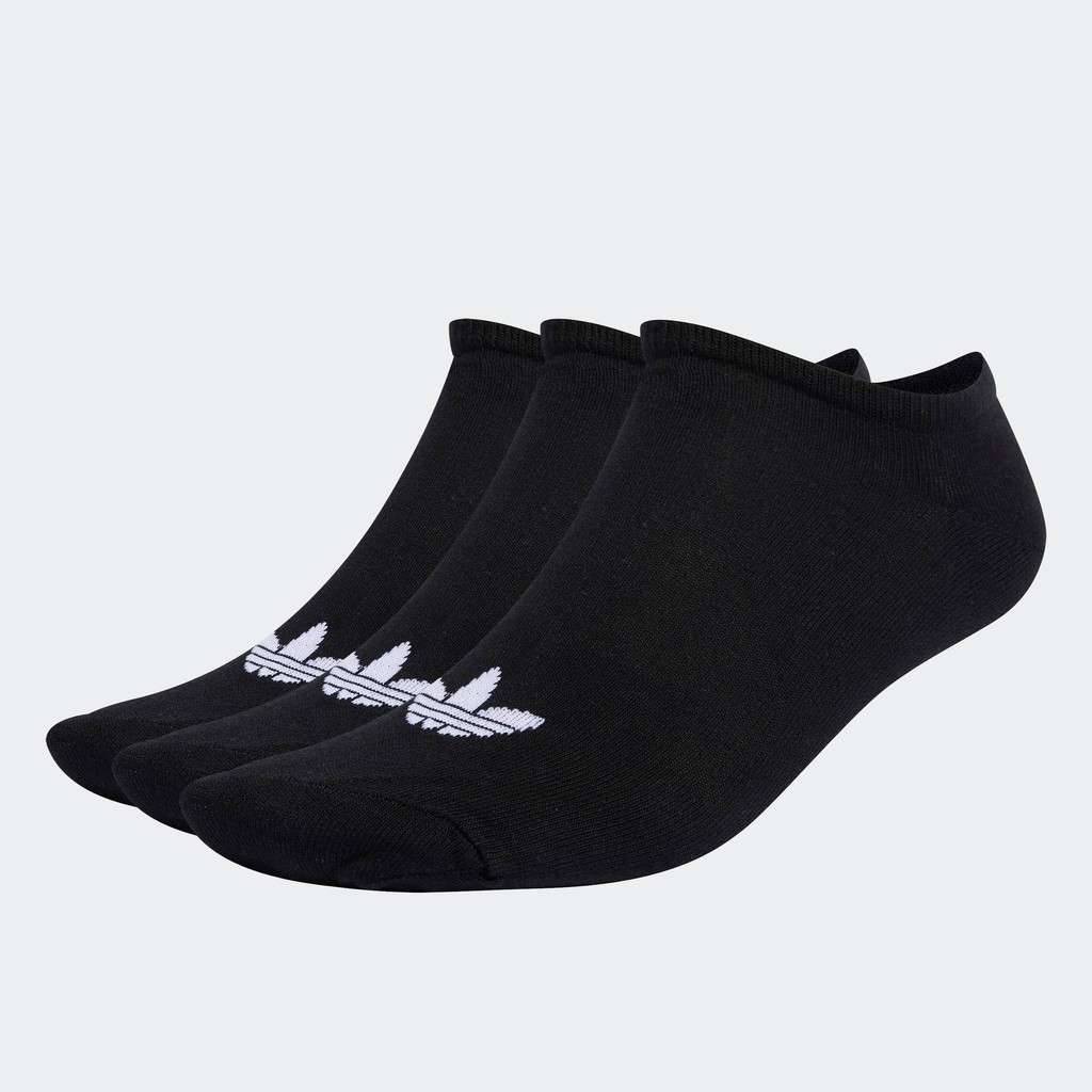 adidas ไลฟ์สไตล์ ถุงเท้า Trefoil Liner Unisex สีดำ S20274